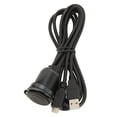 thumbnail image 4 of Cable De Montaje Empotrado Para Automóvil De Dos Puertos, Material De PVC Cable De Montaje En Tablero USB USB2.0 Macho A Hembra Tipo C 2.0 Transferencia De Datos Con Luz LED Para, 4 of 7