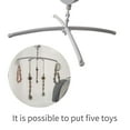 thumbnail image 6 of Crib Mobile Arm - HBM 26 inch Baby Mobile Holder with Music Box Spin Motor Musical Baby Crib Mobile Rotary Mobile for Crib with Rotating Hook, 6 of 6