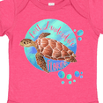 thumbnail image 4 of Inktastic Fort Lauderdale, Florida Swimming Sea Turtle with Bubbles Boys or Girls Baby Bodysuit, 4 of 5