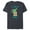 Navy Heather, variant on Yoda Best Mamá Yoda Chibi Portrait Día de la Madre - Short Sleeve Blended T-Shirt for Adults - Customized-Black