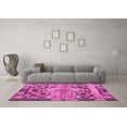 thumbnail image 3 of Ahgly Company Indoor Rectangle Medallion Pink French Area Rugs, 2' x 5', 3 of 4