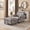 Floral, variant on Morden Fort Farmhouse 2-Seater Sofa Loveseat, Beige Chenille Loveseat with Nailhead Trim for Living Room, Bedroom, Apartment, Office