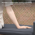 thumbnail image 3 of Leumius 4 Piece Patio Furniture Set,Outdoor Wicker Patio Conversation Set with Acacia Wood Table and Cushions,Light Brown, 3 of 14