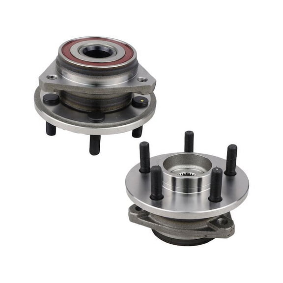 Front Wheel Bearing Hub Assembly Set of 2 - Compatible with 2000 - 2006 Jeep Wrangler 4WD 2001 2002 2003 2004 2005