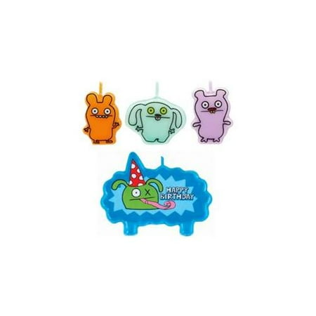 Amscan 209937 UGLYDOLL Mini Molded Cake Candles