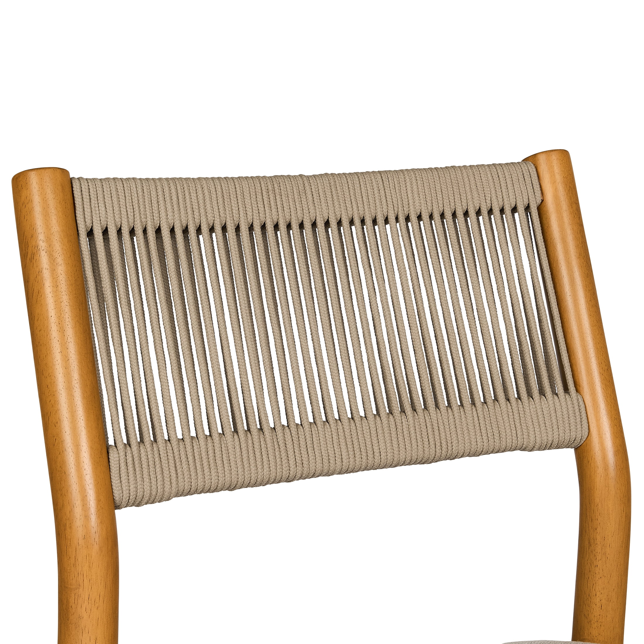 Better Homes & Gardens Lillian Fluted Dining Chairs Set of 2, Light Honey and Cream Upholstery