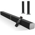 thumbnail image 1 of MZEIBO Barra de Sonido para Smart TV, Barra de Sonido Bluetooth de 80 W Diseño Desmontable 2 en 1, Graves Profundos, Sonido Envolvente de Cine en Casa, Conexiones ARC/Ópticas/AUX para TV/PC/Juegos/Pro, 1 of 5