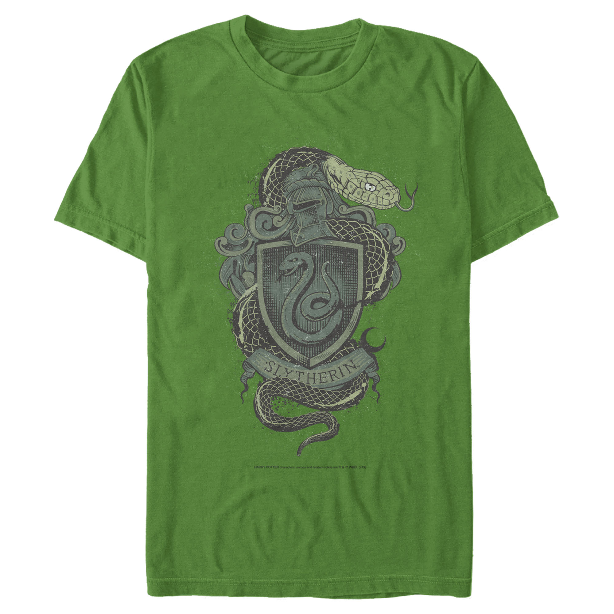 Harry Potter - Harry Potter Men's Slytherin Coat of Arms T-Shirt - Walmart.com - Walmart.com