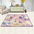 thumbnail image 3 of SKYSONIC Abstract Background Area Rug Pad - 72x48 inch - 100% Light Weight Polyester Fabric for Living Bedroom, 3 of 6