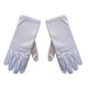 thumbnail image 1 of TQEHS par de guantes para niños, blancos, cortos, de satén, tacto suave, con flores, F5T7, W3L8, Z4, baile, FT, ¡CALIENTE!, 1 of 1