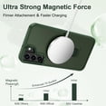 thumbnail image 2 of Casehas - Funda magnética con soporte para Samsung Galaxy S22, a prueba de golpes, color verde, 2 of 8