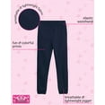thumbnail image 2 of Real Love Girls' Sweatpants - 4 Pack Basic Solid Active Fleece Joggers (Size: 7-16), 2 of 7