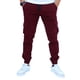 thumbnail image 1 of Jogger cargo de gabardina stretch John Silver Corte skinny color vino, 1 of 3