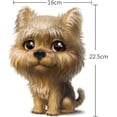 thumbnail image 2 of 2 Pack Simulation Car Sticker, 3D Cute Cat Car Stickers + Creative Personality Cartoon Dog Car Stickers for Cars,Home,Office (Type 1), 2 of 5