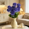 thumbnail image 1 of Artificial Chrysanthemum Bouquet Flower Arrangement Home Decor Stem Set, Realistic Bloom Design, Fade Resistant Long Lasting Build, Easy Arrange Decor for Wedding Table Living Room Party, 1 of 6