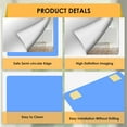 thumbnail image 5 of Shatterproof Wall Mirror Full Length, Flexible Plastic Mirror Sheets Wall Stickers, 2MM Thick 12'' x 12'' x 4PCS Self Adhesive Acrylic Mirror, Unbreakable Mirror for Gym, Door, Room, Classroom, 5 of 5