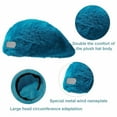 thumbnail image 5 of IDALL Newsboy Cap Beret Hats Women Beret Hat Hair Hat Beanie Cap Classic Solid Color Autumn Winter Hats Beret Hat For Women Winter Hats Peaky Blinders Hat Flat Cap Blue One Size, 5 of 7