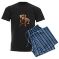 thumbnail image 6 of CafePress - Red Short Hair Dachshund Men's Dark Pajamas - Men's Dark Loose Fit Cotton Pajama Set, 6 of 7