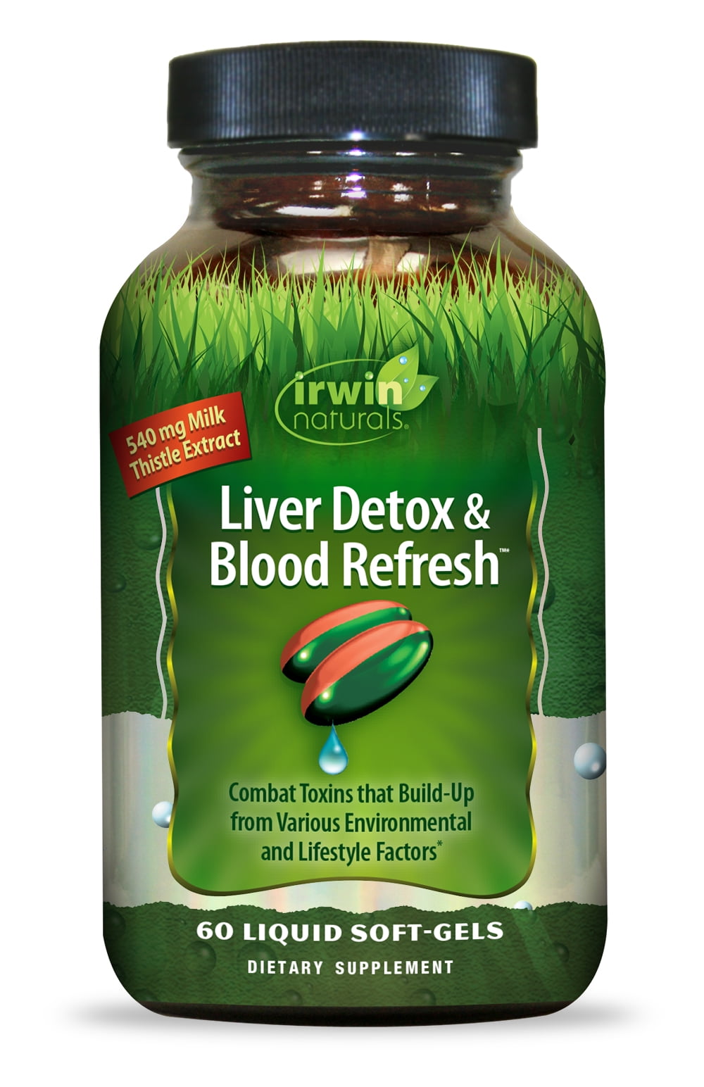 Irwin Naturals Liver Detox & Blood Refresh Dietary Supplement, 60 count