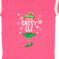 thumbnail image 4 of Inktastic Funny Christmas I'm the Sassy Elf with Shoes and Hat Boys or Girls Baby Bodysuit, 4 of 5