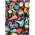 thumbnail image 2 of SKYSONIC Mardi Gras Tablecloth Waterproof Washable Polyester Square Table Cover Durable Tablecloth for Kitchen Dining Table Party Decor (54 X 72 Inch), 2 of 7