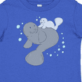 thumbnail image 4 of Inktastic Cute Manatees with Bubbles Boys or Girls Baby T-Shirt, 4 of 5