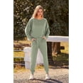 thumbnail image 3 of Conjunto Deportivo PRETTYGARDEN Otoño Mujer 2 Piezas de Punto Canalé XX-Large, 3 of 8