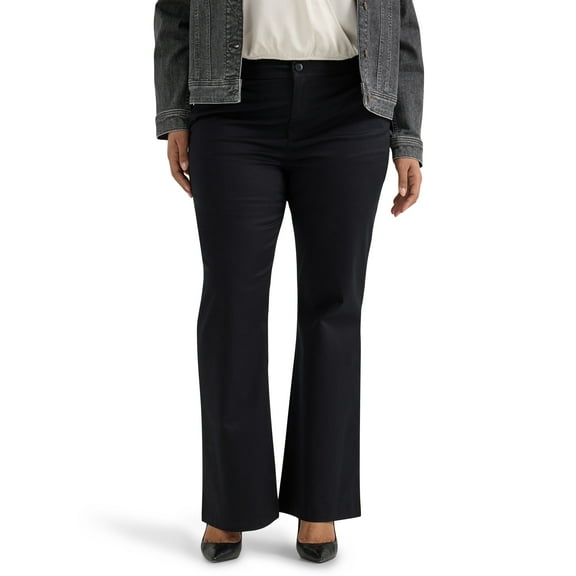 Lee® Women's Plus Mid Rise Wrinkle Free Bootcut Pant