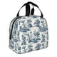 thumbnail image 2 of Easygdp Vintage Floral 1 Bolsa Térmica Premium - Tela Oxford Impermeable, Gran Capacidad, Bolsillo Frontal, Unisex para Trabajo, Escuela, Actividades al Aire Libre y Picnics, 2 of 8