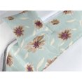 thumbnail image 3 of Spring Bed Runner Set, Vertical Flowers Leaves Abstract Continuous Floral Concept Ornament, Decorative Bedding Scarf & a Pillow Sham for Hotels Homes, Twin, Dark Mauve and Seafoam, by Ambesonne, 3 of 3