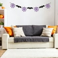 thumbnail image 4 of SLYNSHome Halloween Party Supplies Garland Hanging Spider Bat Banner for Fireplace Home Halloween Party Decorations, 4 of 6