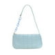 thumbnail image 2 of Bolsa Retro Mujeres Color Sólido PU Cuero Hombro Axila Bolso Bolsos (Azul) JShteea Para Estrenar, 2 of 9