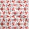 thumbnail image 1 of oneOone Silk Tabby Red Fabric Asian Floral Block Sewing Craft Projects Fabric Prints By Yard 42 Inch Wide, 1 of 4