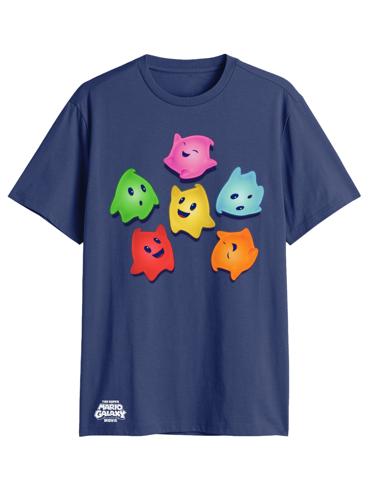 Nintendo Super Mario, Men's & Big Men's Graphic Tee, Lumas Around, Sizes S-3XL