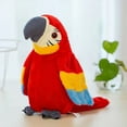 thumbnail image 2 of Talking Parrot Toy With Repeat What You Say Function Electronic Stuffed Animal Plush Pet Can Shake Wings & Speaking Parrot Interactive Toys(Red-22Cm), 2 of 4