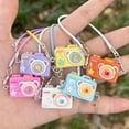 thumbnail image 2 of Mini Cartoon Camera Key Chain Small Doll House Model Accessories Miniature Decoration Keychain Charms Car Key Bag Pendant Gifts, 2 of 3