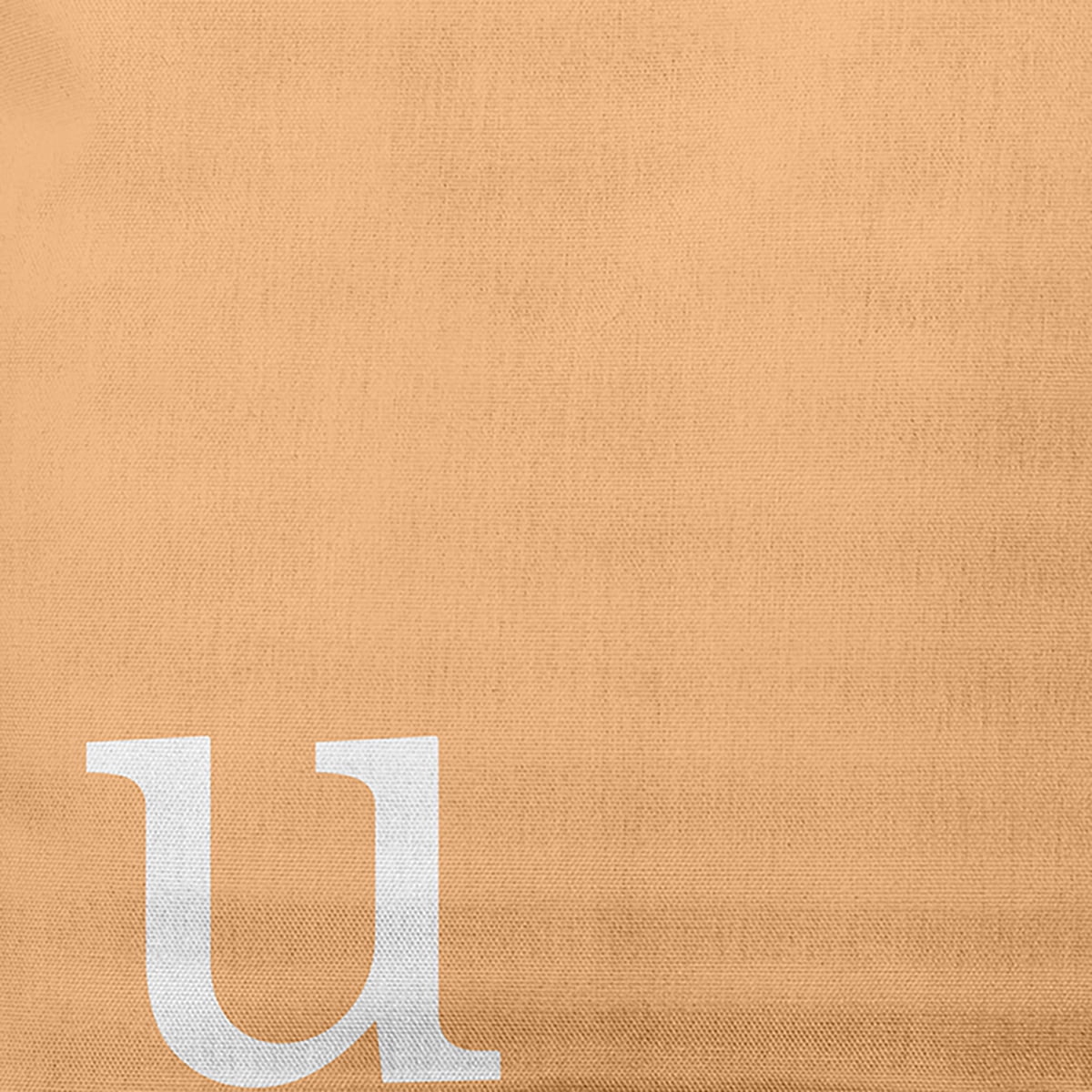 Simply Daisy 16" x 16" Modern Monogram Decorative Throw Pillow, Pale Gold