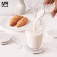 thumbnail image 6 of Radicaln White Marble Coasters Set of 6 Handmade 3.5 inch Star Coasters for Drinks, Elegant Coaster Set with Holder for Dining and Coffee Tables, 6 of 7
