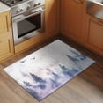 thumbnail image 3 of Forest Mountain Bathroom Mat 2x3 FT, Non Slip Small Kitchen Mat, Nature Tree Scenery Sky Birds Washable Soft Backed Front Door Throw Rug Non-Shedding Indoor Outdoor Doormat for Entryway Sink, 3 of 9