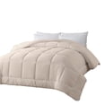 thumbnail image 1 of BedTreat Down Alternative Comforter with Corner Tabs - All Season Quilted Full Size 240 GSM Sand Dollar Comforter, Machine Washable Microfiber Bedding, 1 of 7