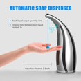thumbnail image 5 of Dispensador Automático De Jabón, Dispensador De Jabón De 300 Ml, Con Sensor De Infrarrojos Y Base Antideslizante, Resistente Al Agua Ipx6, Para Baño, Cocina Y Hotel, 5 of 5