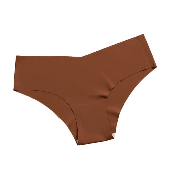 Kvture Cotton Cheeky Briefs for Women Mid Rise Seamless Hipster Underwear Comfy Soft Stretchy Solid Panties Underpants L