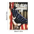 thumbnail image 2 of LHNFT 4th of July Independence Day Ground Flag - Celebrate with Patriotism and Honor the USA, Perfect for Outdoor Use, Easy Display, 2 of 6