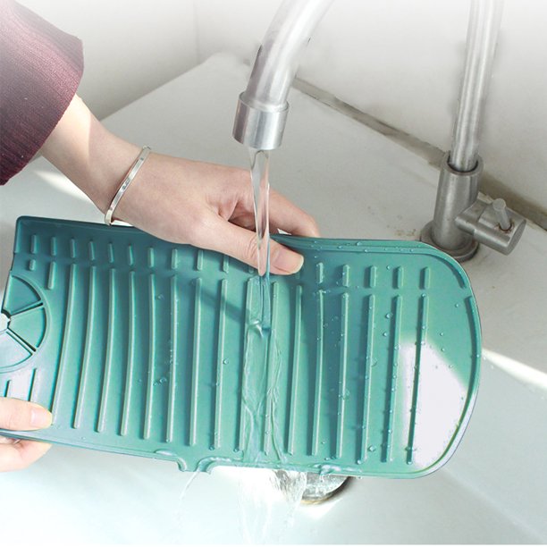 Protector Contra Salpicaduras Para Fregadero De Cocina S/M/L esestera receptora de agua de silicona