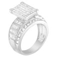 thumbnail image 5 of 14K White Gold 2ct. TDW Round , Baguette and Princess-cut Dimaond Ring (H-I,SI2-I1), 5 of 5