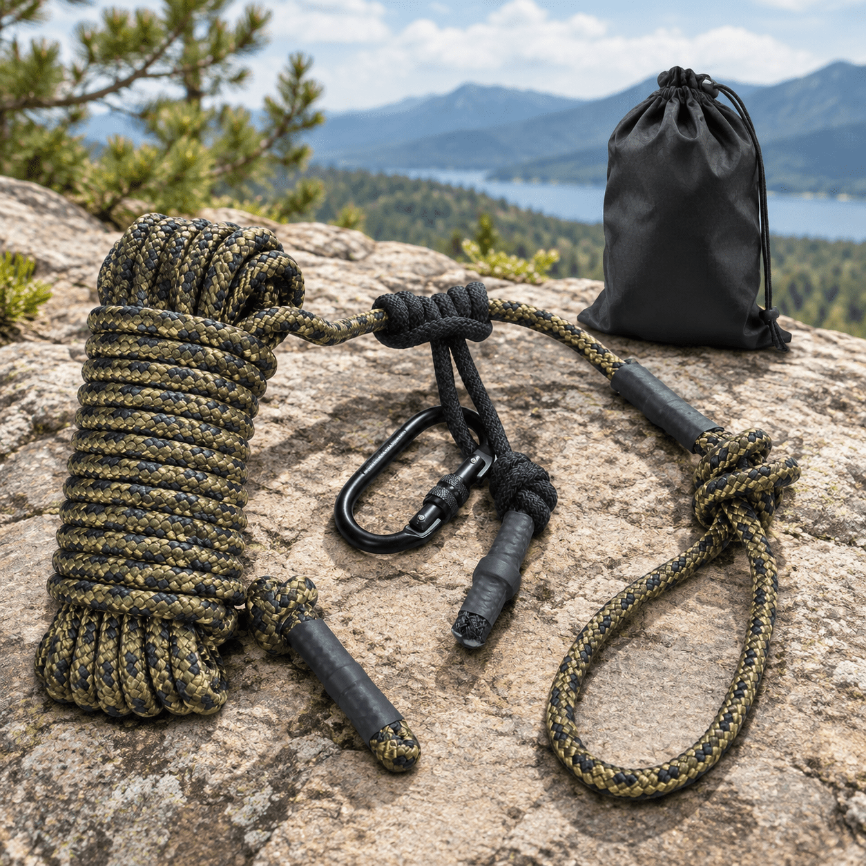30 Treestand Lifeline Rope Safety Accessory for Climbing Sticks and Tree Stands