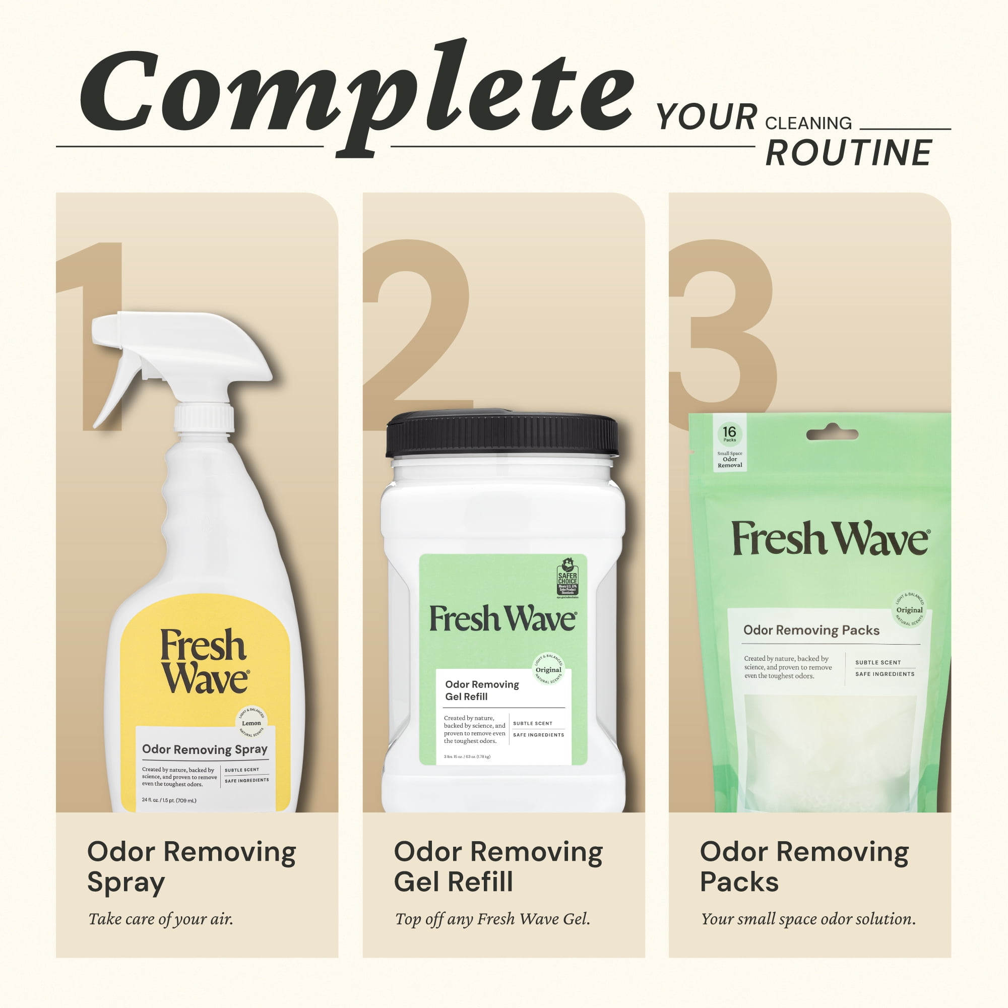 Odor Removing Pod and Pack Combo