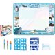 thumbnail image 1 of Ganfancp Aqua Pintura Dibujo Mat Mágico Agua Lienzo Agua Alfombra de Aprendizaje Agua Escritura Paño Niños Dibujo Super Grande Claro Agua Repetido Graffiti Wate Rebajas Hoy Liquidación 1X Bloc de Dib, 1 of 3