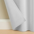 thumbnail image 5 of ECLIPSE Bradford Thermal Insulated Blackout Waterproof Grommet Curtain for Outdoor or Patio (1 Panel), 52 in x 84 in, Silver White, 5 of 7