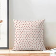 thumbnail image 3 of Coral Polka Dots Pillow Covers 18x18 Inch Pack of 2 Boho Coral Cream Summer Throw Pillow for Couch Brush Strokes Outdoor Pillowscase Square Pillow Case Cushion for Bedroom Home Sofa Decoration, 3 of 6